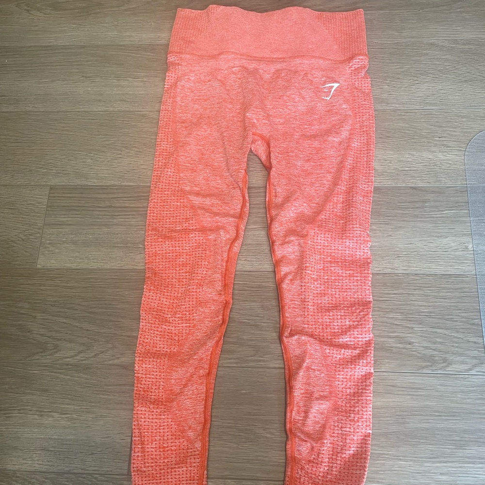 Orange Gymshark Leggings